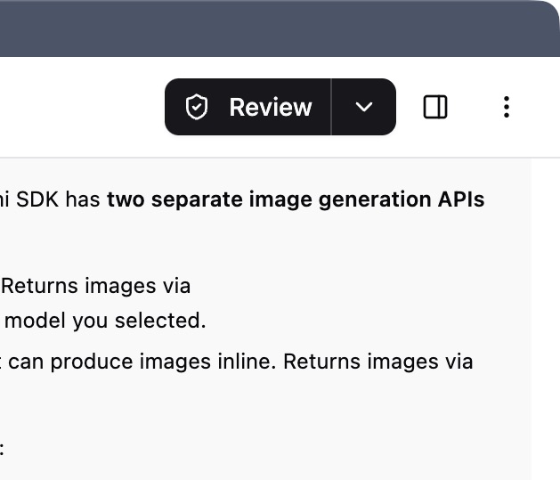Blint spec workflow buttons showing Start, Check, and Complete actions